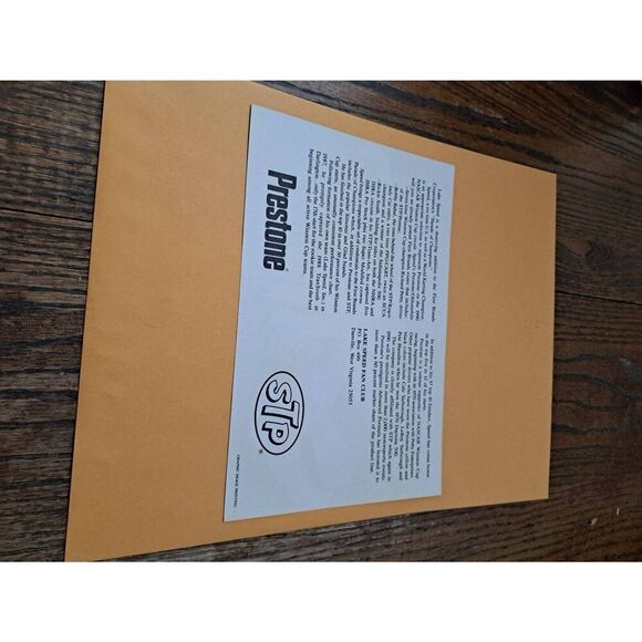 Vintage Lake Speed Driver Card #83 Oldsmobile Prestone STP 6x9 NASCAR Promo - Picture 2 of 2